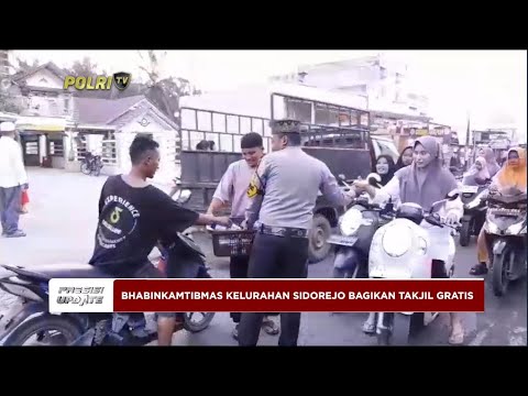 PRESISI UPDATE : BHABINKAMTIBMAS BAGIKAN TAKJIL GRATIS 26/03/2024 18.00