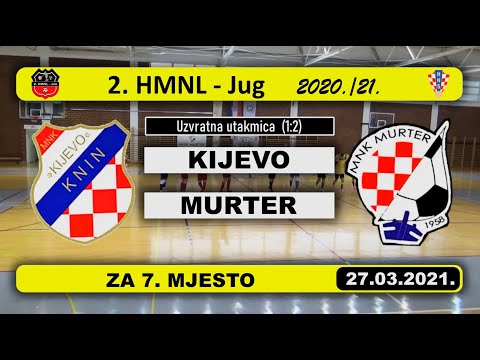 2. HMNL Jug, za 7. mj.: KIJEVO - MURTER   2:0, 27.03.2021.