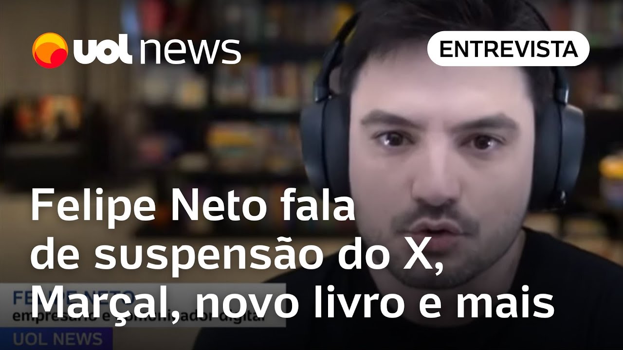 Felipe Neto fala de Pablo Marçal, Elon Musk e X suspenso, novo livro e mais | Entrevista completa