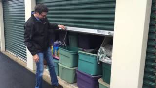 Lockerfox winner rolls up the door
