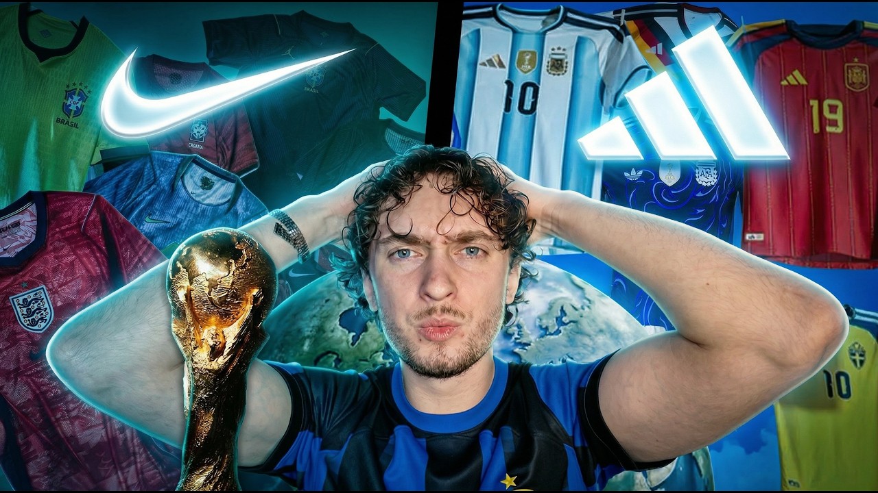 WHICH WORLD CUP SHIRTS ARE BETTER? NIKE VS ADIDAS!