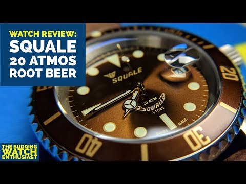 Squale Root Beer 1545 Watch Review (20 ATMOS) - A Balance Between Unique Style and a Heritage Design
