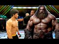 PS5 Bruce Lee Vs Super Titan Hagrid EA Sports UFC 4