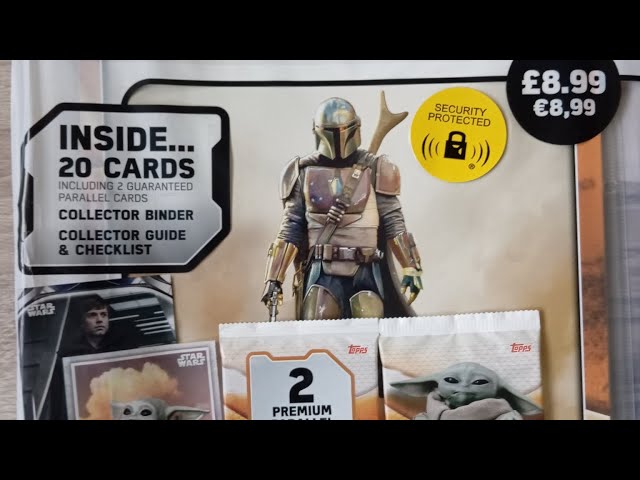 Vídeo relacionado con Topps Tarjetas de Trading Mandalorian de Star Wars-Paquete de Inicio, Color Starter Pack (FS0002774-UK)