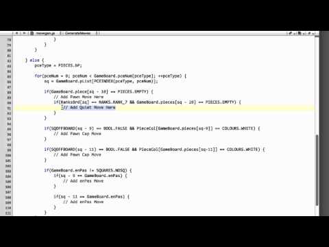 Programming A Chess Engine In Pure Javascript Part 29 - Move Generation #7 - Quiet Moves