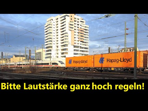 🔊Fürth Hbf: Güterzug mit Taurus, da gibt es was für die Ohren!!!🤣