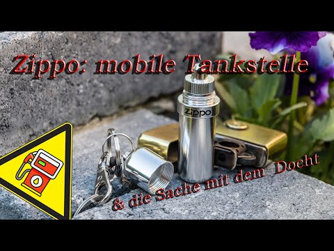 Zippo - mobile gas station and the matter of the wick