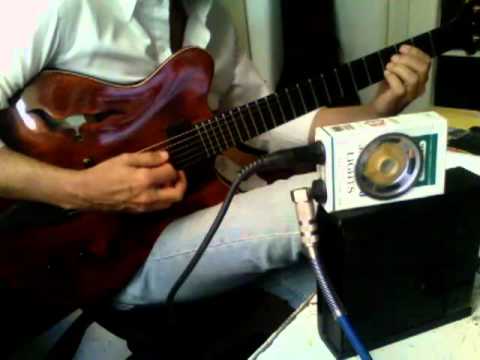 Jazz tone with a Marlboro Menthol Guitar Amp & Moffa guitar