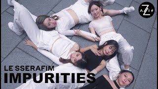 [KPOP IN PUBLIC / ONE TAKE] Lesserafim (르세라핌) 'IMPURITIES’  | DANCE COVER | Z-AXIS FROM SINGAPORE