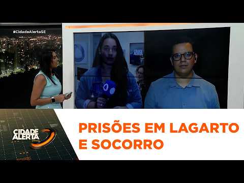 PM realiza prisões de homens com drogas em Lagarto e Nossa Senhora do Socorro - Cidade Alerta