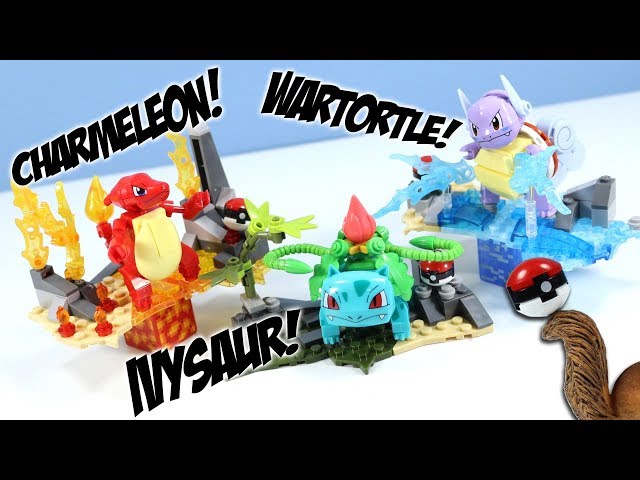 Vídeo relacionado con MEGA Pokémon Equipo de entrenador de tipo agua Conjunto de construcción con figura de acción de 5cm, 79 piezas, para niños y niñas, JCT42