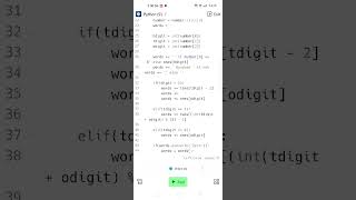 python program to convert number into words 😀😃@CrazyXYZ #python #program #replit #codes