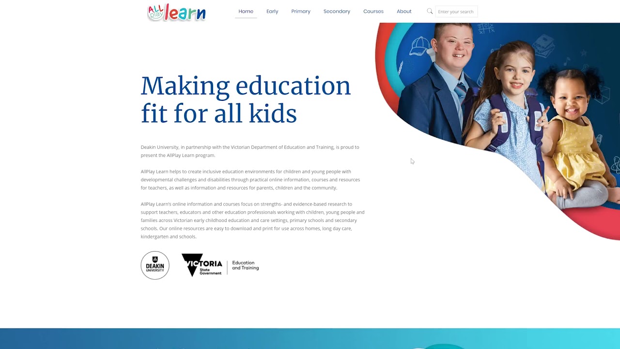 AllPlay Learn Website Early Years Tour