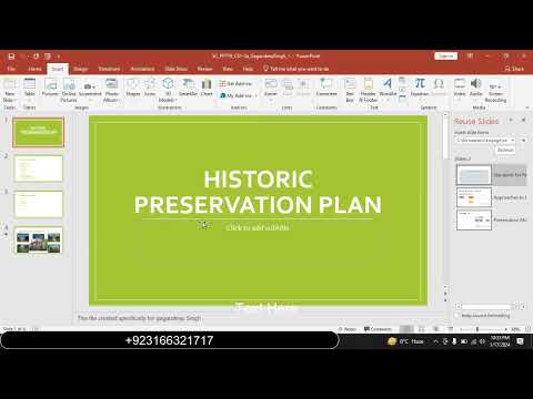 PowerPoint 365/2021 | Modules 1-3: SAM Capstone Project 1a | City of Santa Rita Planning Department