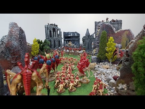 Astra Militarum vs Tyranids, 8th edition Warhammer 40k batrep