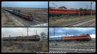 preview picture of video '[10 in 1] Trains at Badnera Jn. Busy Route Mumbai - Howrah'