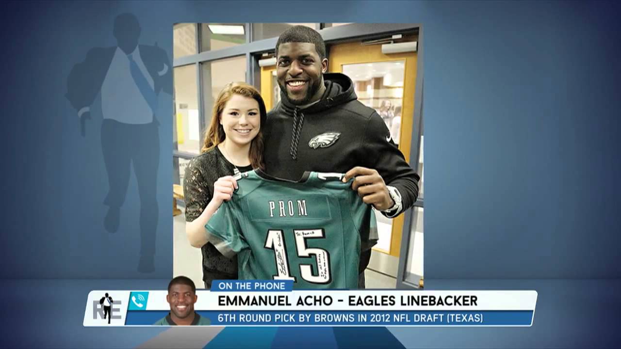 Eagles LB Emmanuel Acho Talks Taking Fan to Prom on The RES