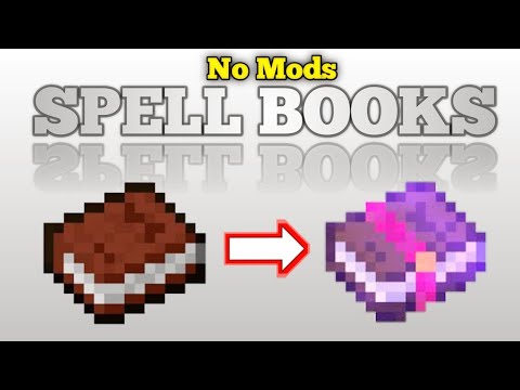 How To Make Magic Spell Books! No Mods!