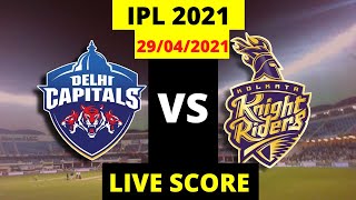 Delhi vs Kolkata, 25th Match - Live Cricket Score