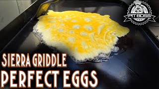 HOW TO MAKE PERFECT EGGS ON FLAT TOP GRIDDLE GRILL! EGGS 3 WAYS THE ON PIT BOSS SIERRA!
