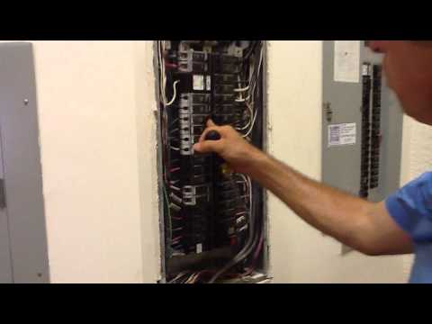 Removing and Changing Out Breaker From GE Electrical Panel Box