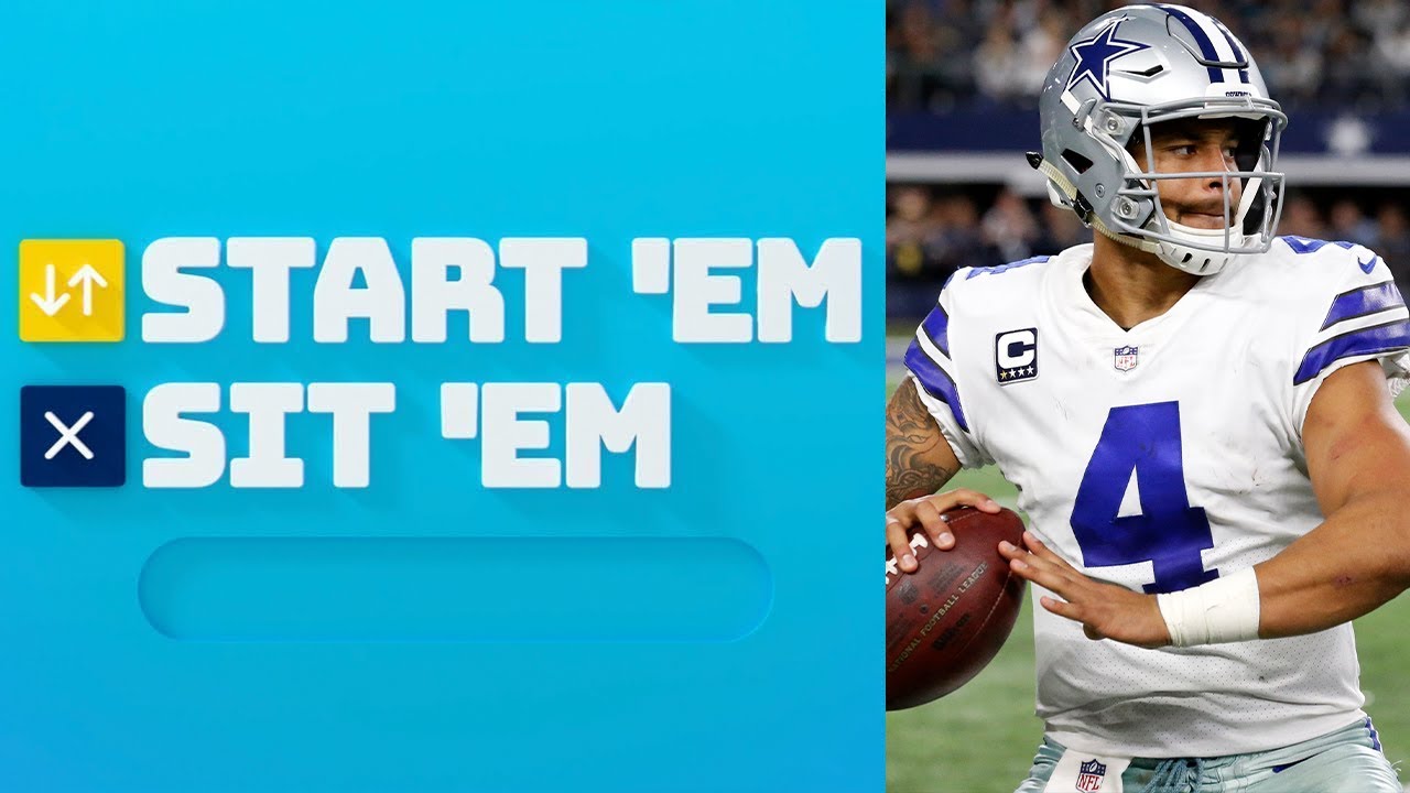 Start 'Em Sit 'Em Week 7 | NFL Fantasy