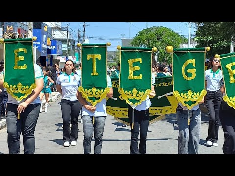 7 de Setembro, desfile cívico da ETE em São Bento do Una-PE 