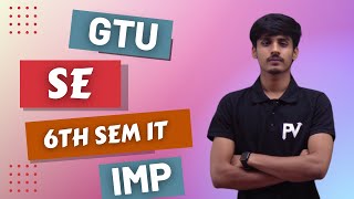 SE [SOFTWARE ENGINEERING] ROAD MAP & IMP | MID SEM & UNIVERSITY EXAM | 6th SEM IT | GTU