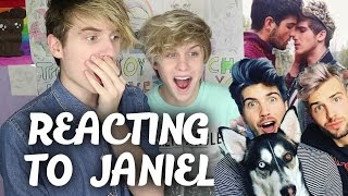 GAYS REACT TO JANIEL  (Joey Graceffa & Daniel Preda)
