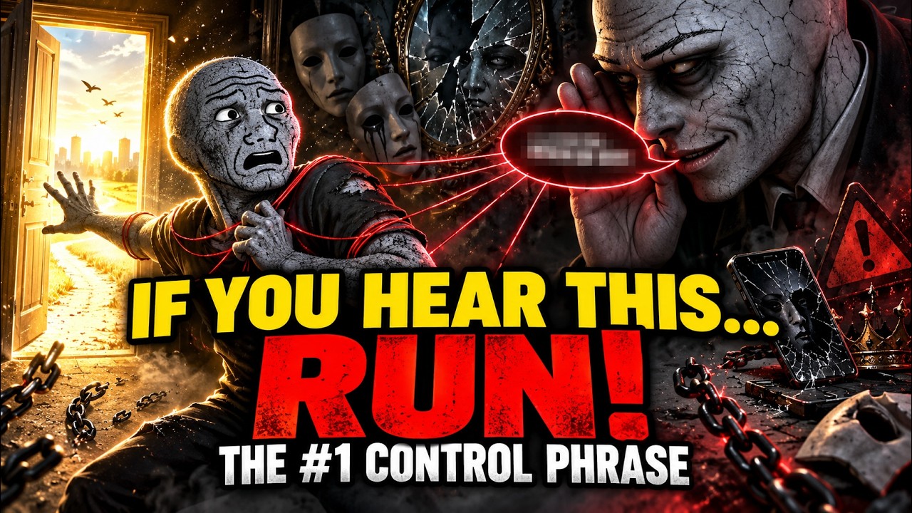 🔴If You Hear It, RUN! - The 1 Phrase Narcissists Use To CONTROL You"