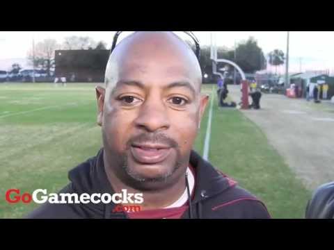 Lorenzo Ward after Dec. 18 Gamecocks practice