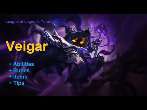 LoL Veigar tutorial - League of Legends guide for beginners: part 90a