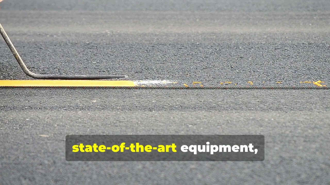 Professional Line Striping Services for Parking Lots & Roadways | Five Star Paving