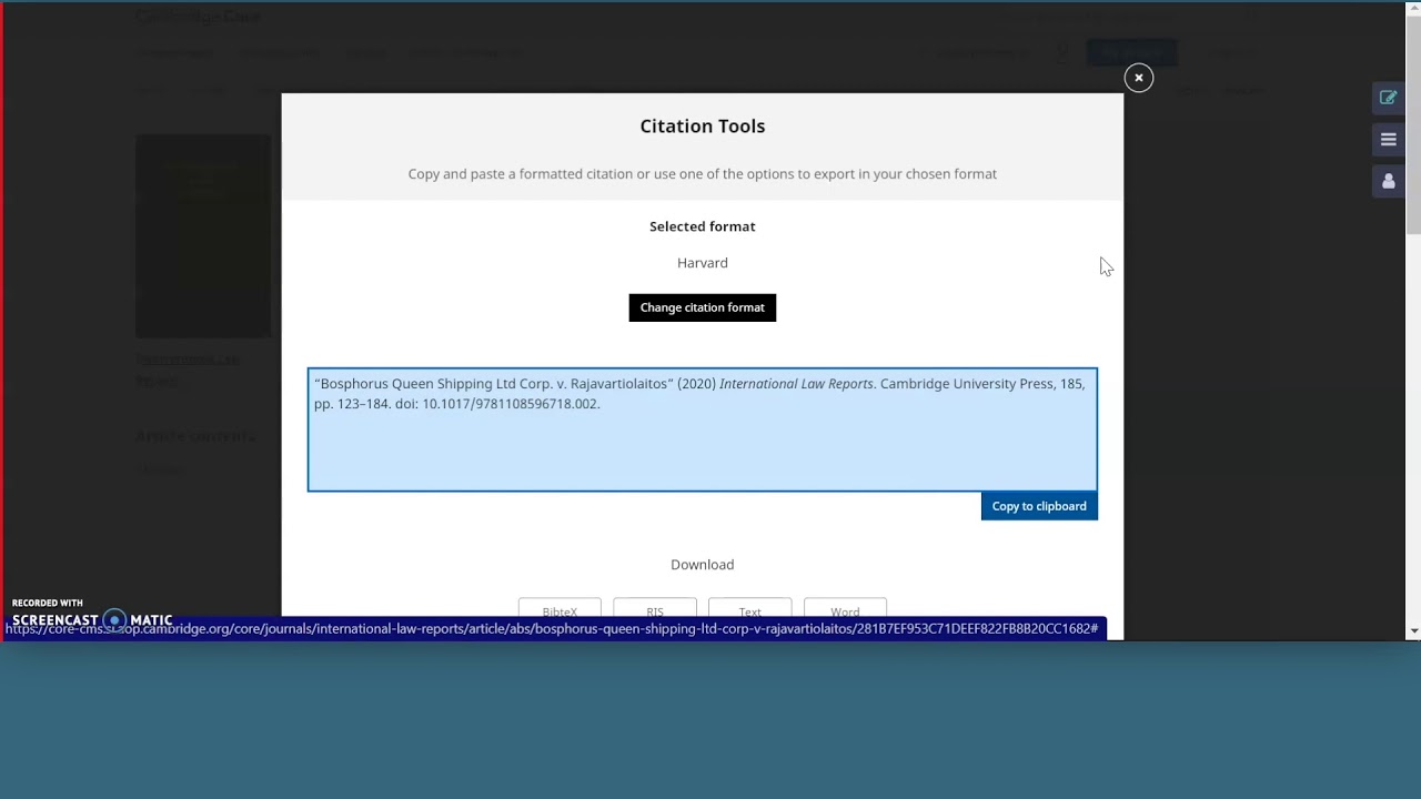 How to use the Cambridge Law Reports Collection on Cambridge Core