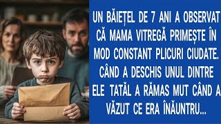 Un băiețel de 7 ani a observat că mama vitregă primește în mod constant plicuri ciudate. Când...
