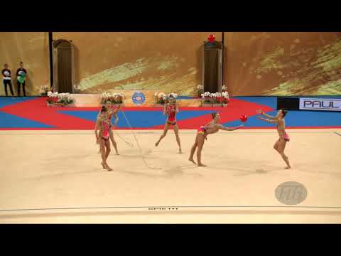 Germany (GER) - 2018 Rhythmic Worlds, Sofia (BUL) - Qualifications 3 Balls + 2 Ropes