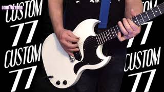 Video thumbnail for Custom 77 - China Girl Raw Power - SG Junior style guitar by Lord Fuzzman