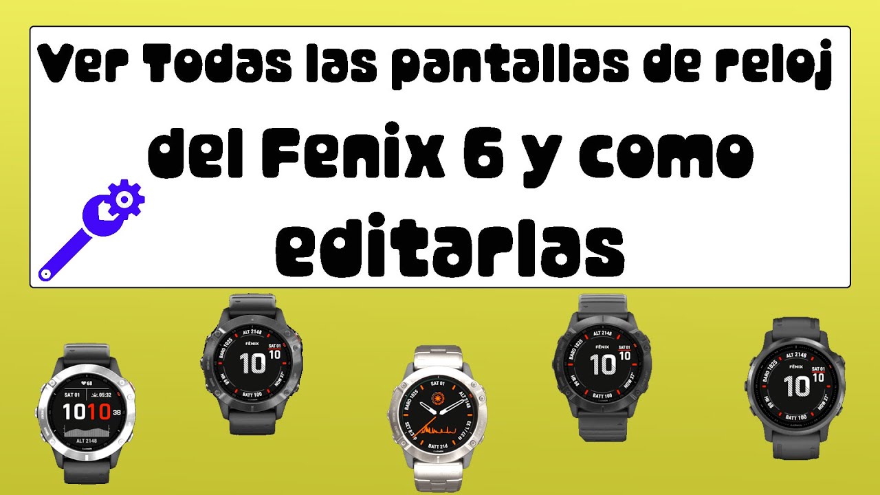 Ver todas las pantallas del reloj Garmin Fenix 6 y como personalizarlas - Viajeros Fisgones