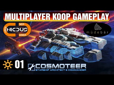 Cosmoteer #01🔆Multiplayer Koop mit Müdebär🔆 Gameplay German/Deutsch