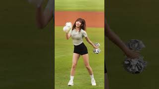 Look at me🎵  瑟七🐼#統一獅啦啦隊 #台湾チア #cheerleader #치어리더  台南棒球場 2024/6/6【台湾チアTV】