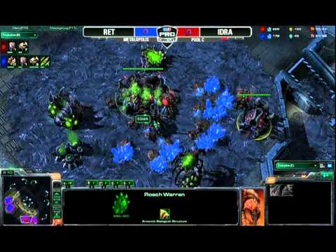 MLG Columbus 2011 - Starcraft II - Game 2 - Liquid`Ret (Z) VS EGIdra (Z) Part 1/1
