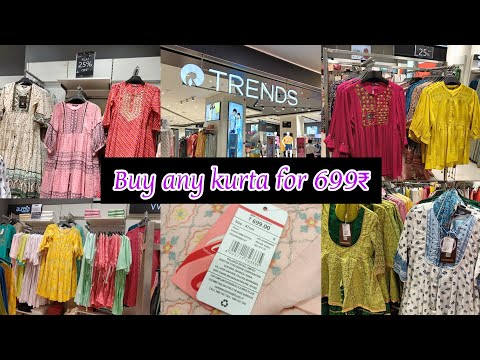 Reliance Trends Kurtis for 599₹ Only / New Arrivals/ Flat 40% Off
