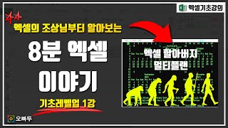 엑셀 할아버지부터 알아보는, 엑셀 8분 역사 이야기 | 엑셀 기초레벨업 -1강