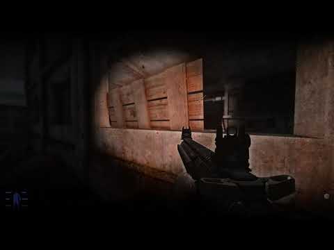 ESCAPE FROM PRIPYAT rain at night - stalker anomaly mod pack