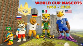 FIFA World Cup Mascots 1966 - 2026 | #fifa