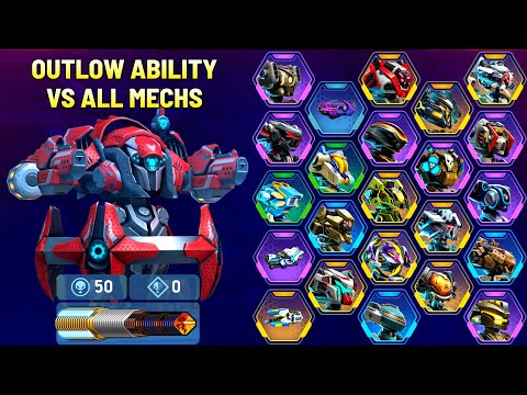 Outlaw Ability vs All Mechs - Mech Arena Spotlight