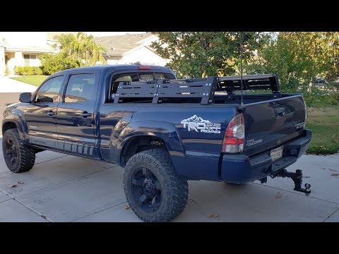 Tacoma 2nd Gen Cali Raised Bedrack Installed.