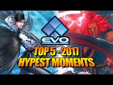 EVOLUTION 2017 - Top 5 Hype Moments (Fighting Game World Championship)