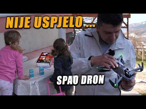 PAD DRONA - Neuspjelo ukrašavanje dvorišta.