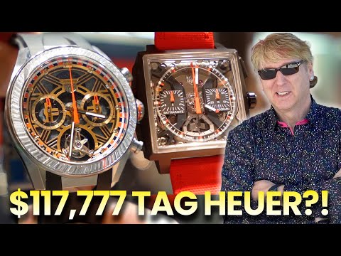 I HAD NO IDEA TAG HEUER MADE A DIAMOND TOURBILLON!